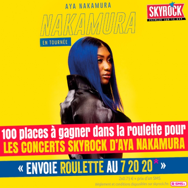 La Roulette - Aya Nakamura en concerts Skyrock 