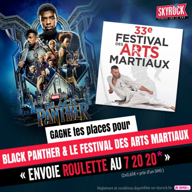La Roulette : Black Panther & Festival des Arts Martiaux ! 
