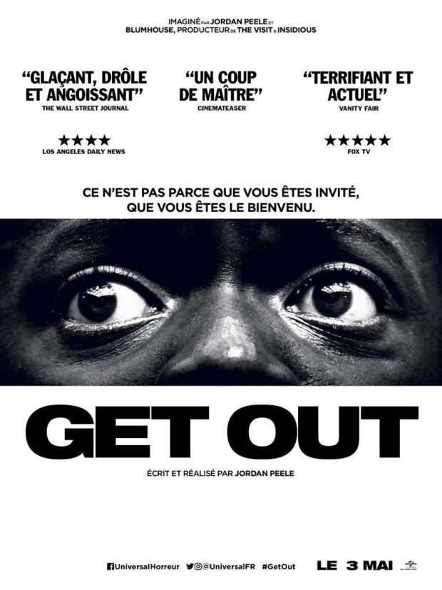 "GET OUT" sort aujourd'hui au cinéma !