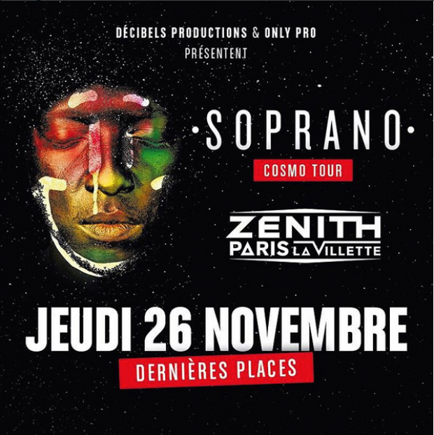 Soprano au Zénith de Paris ce 26 novembre avec Skyrock !