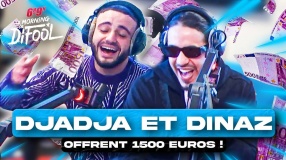 Djadja & Dinaz offrent 1500€ à un auditeur ! #MorningDeDifool
