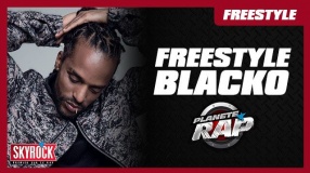 Blacko en freestyle dans Planète Rap