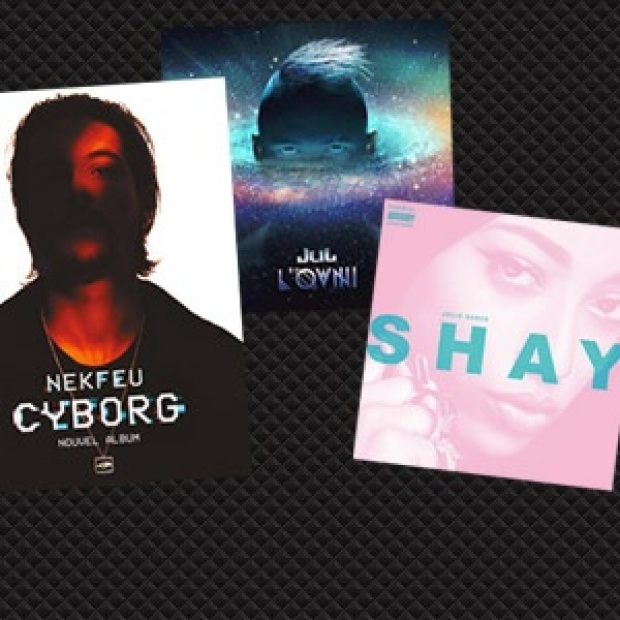 Sortie d'albums : Jul, Nekfeu et Shay 