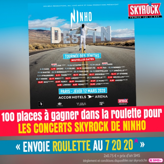 La Roulette - Ninho en concerts Skyrock