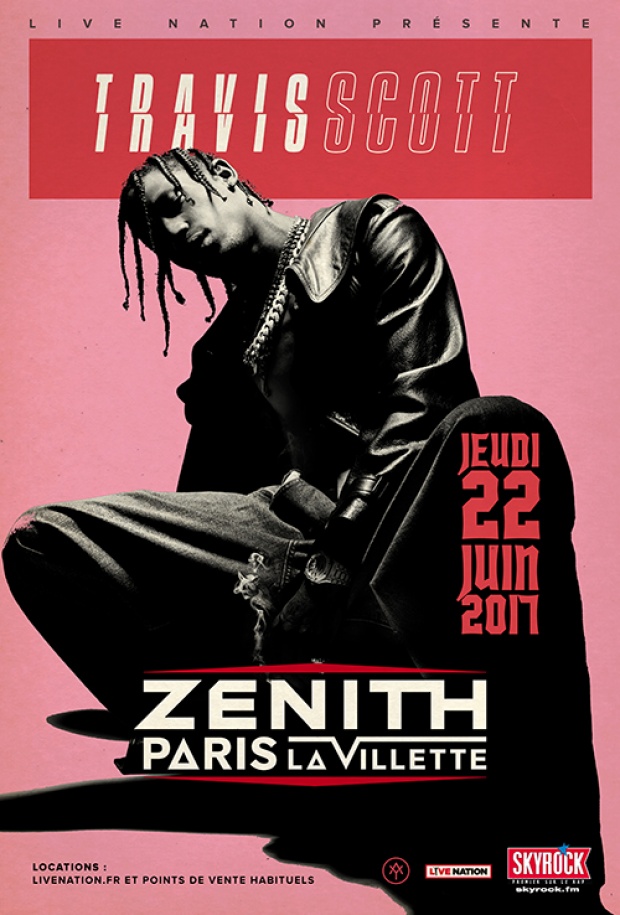 Skyrock Actualités Concert Travis Scott le 22 juin à Paris avec