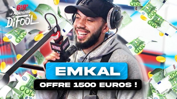 EMKAL offre 1500 euros dans le Morning de Difool 
