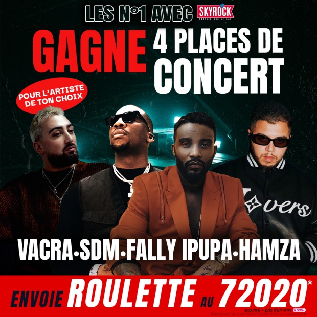 La Roulette : Concerts Skyrock ! 