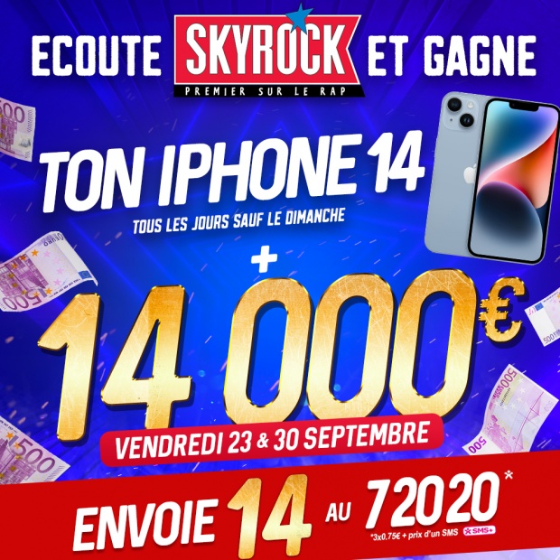 Gagne 14.000€ et ton iPhone 14 !