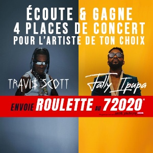 La Roulette : Travis Scott & Fally Ipupa en concert ! 
