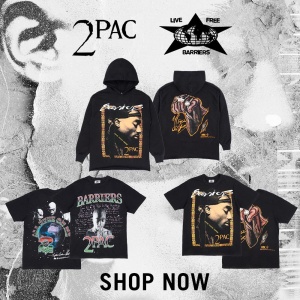 2pac x @Barriersny collection is available now on the 2pac Shop! Link in bio to shop now. https://t.co/MiO1nSo7ft