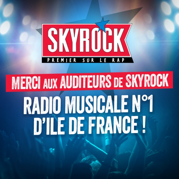Skyrock : Première radio musicale D’île-de-France ! 
