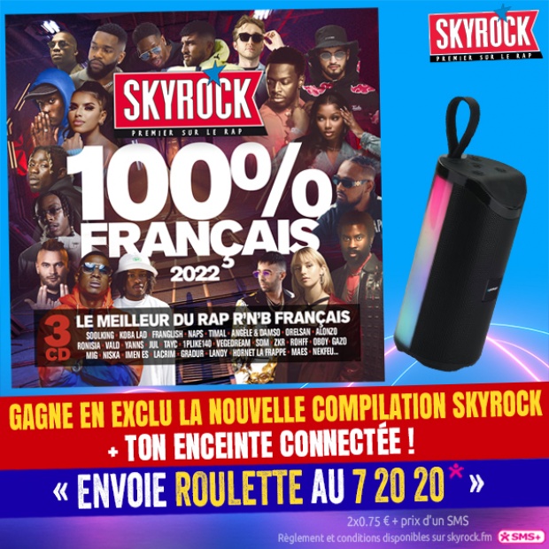 La roulette : La compilation Skyrock 100% Français 2022 !