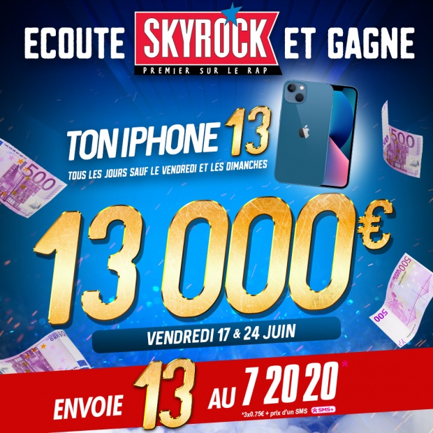Gagne 13.000€ et ton Iphone13 !